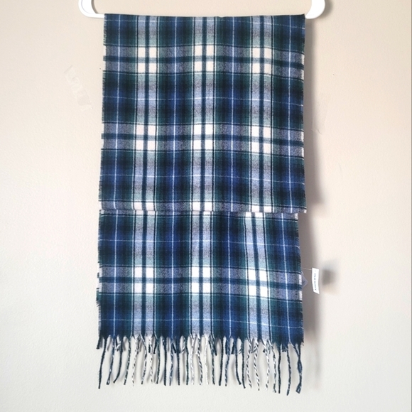 Nwt Old Navy Plaid Flannel Scarf One Size - Picture 4 of 6